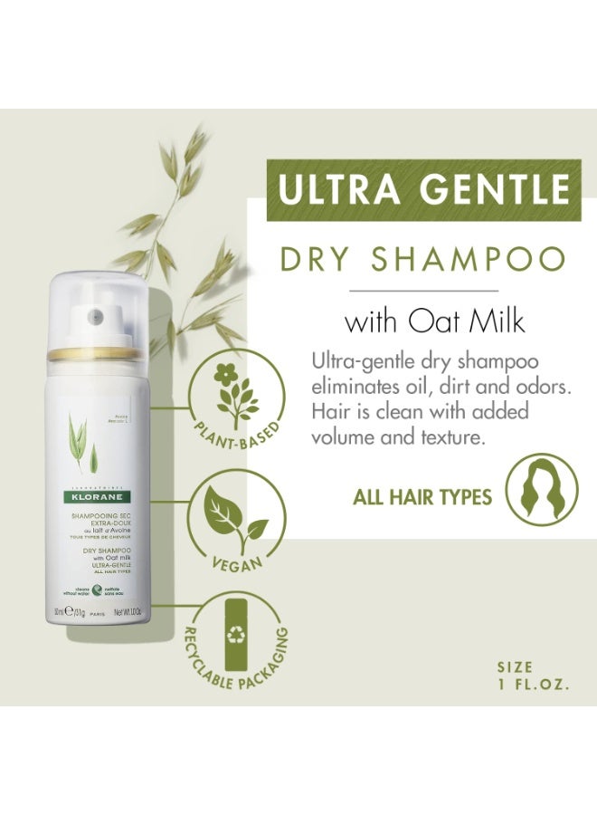 Klorane Klorane Ultra Gentle Dry Shampoo with Oat+ - Gentle Formula - Instantly Revives Hair and Eliminates Odor, Dirt, and Oils - Hypoallergenic & Vegan - Paraben & Sulfate-Free - Image 3