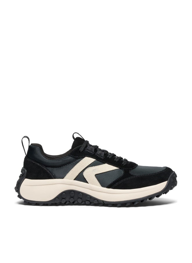 KEEN Women's KS86 Comfortable Durable Retro Style Sneakers, Black/Birch, 7 - Image 1