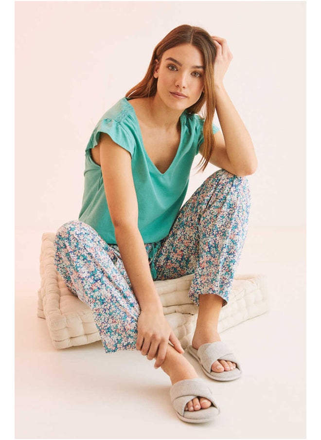 women'secret - Pajamas with ruffled sleeves - Image 1