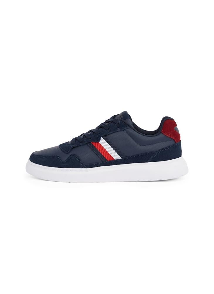 TOMMY HILFIGER Lace Up Low Top Leather Sneakers  - Image 2