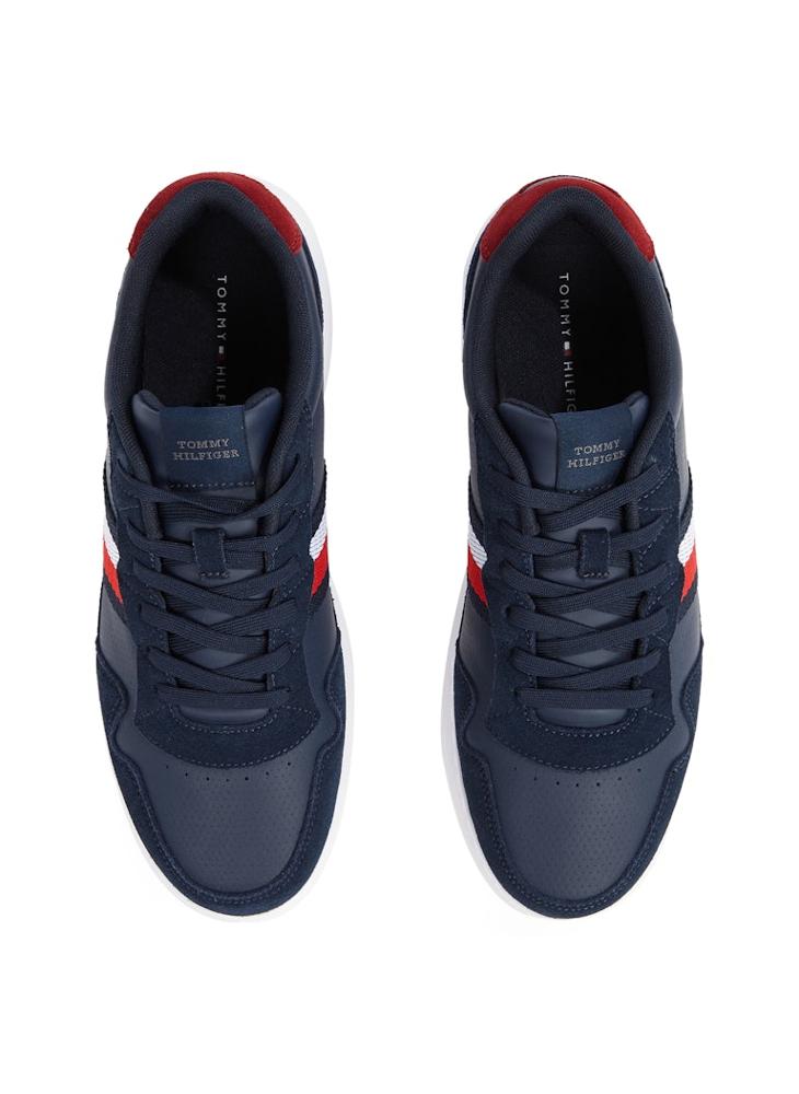TOMMY HILFIGER Lace Up Low Top Leather Sneakers  - Image 5