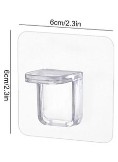 Y&D Punch Free Shelf Support Peg, 12 Piece Self Adhesive Shelves Clips for Kitchen Cabinet Book Shelves-Strong Partition Holders Pin Closet Brackets Clapboard Layer-Load Bearing 10 Pounds  - Image 4