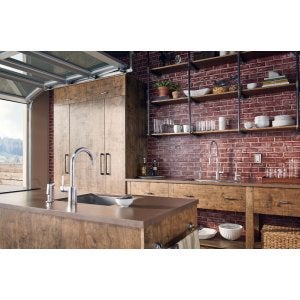 Moen 7165SRS Align One-Handle High-Arc Modern Kitchen Faucet with Side Spray, Spot Resist Stainless - Image 2