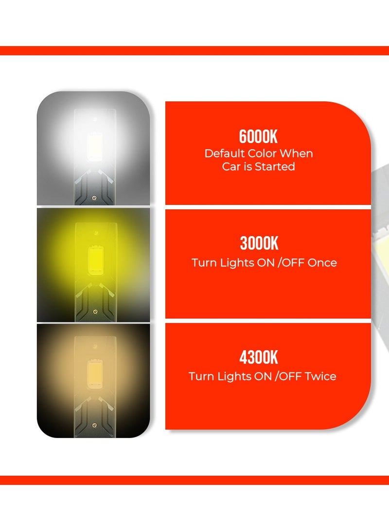 توبيز مجموعة المصابيح الأمامية LED الأصلية التي تم اختبارها من توبي T19 Max H1 130 وات/زوج 13000 لومن ساطعة 3 ألوان مع درجة حرارة (6000 كلفن، 4300 كلفن، 3000 كلفن) - Image 3