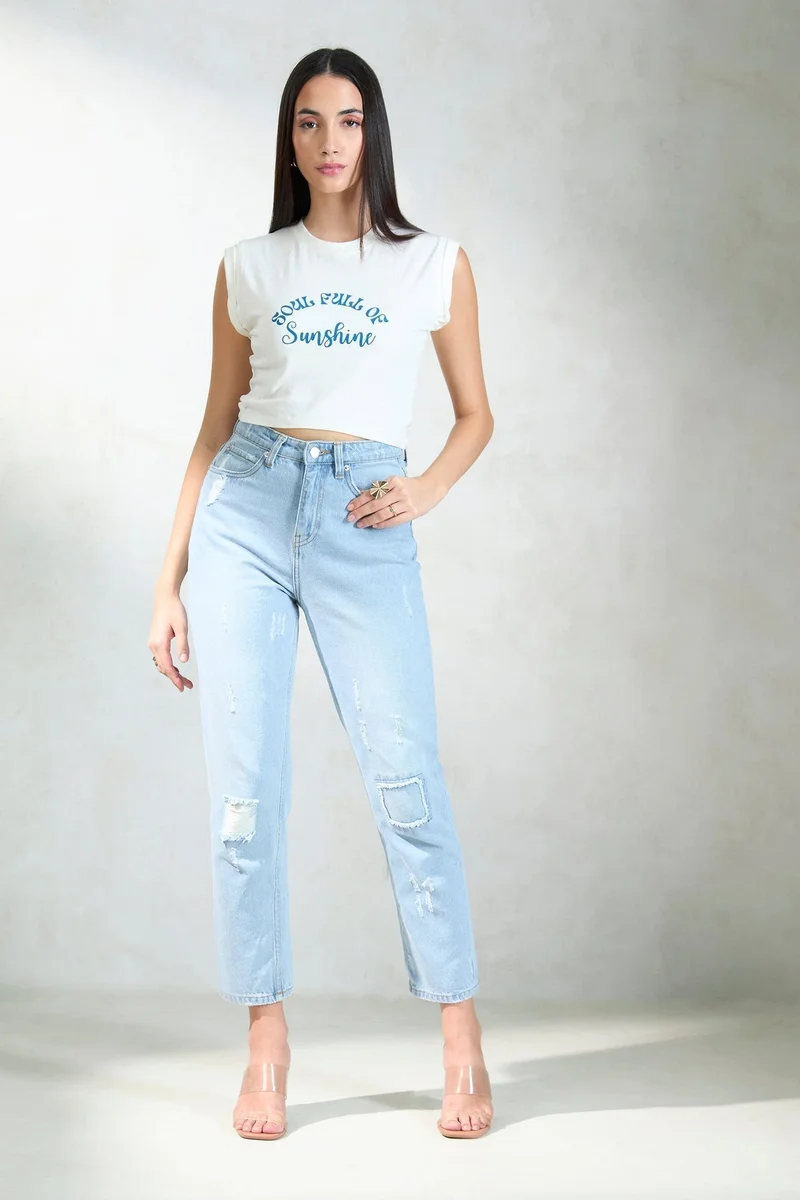 Virgio VIRGIO 100% Cotton Jersey Cap Sleeve Tee