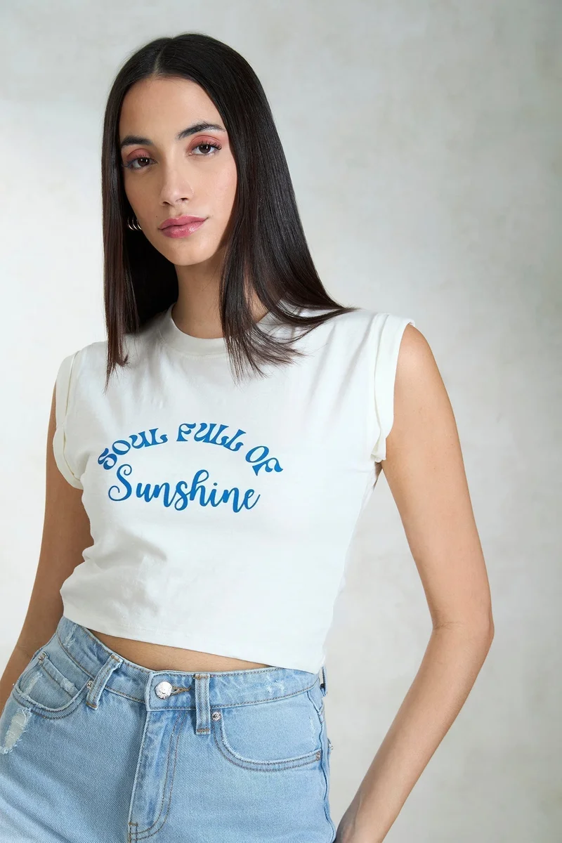 فيرجيو تيشيرت قطن فيرجيو بأكمام قصيرة