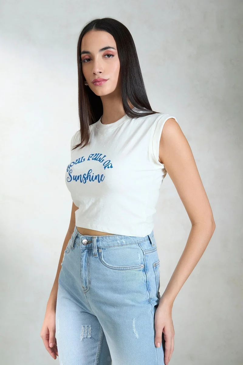 Virgio VIRGIO 100% Cotton Jersey Cap Sleeve Tee