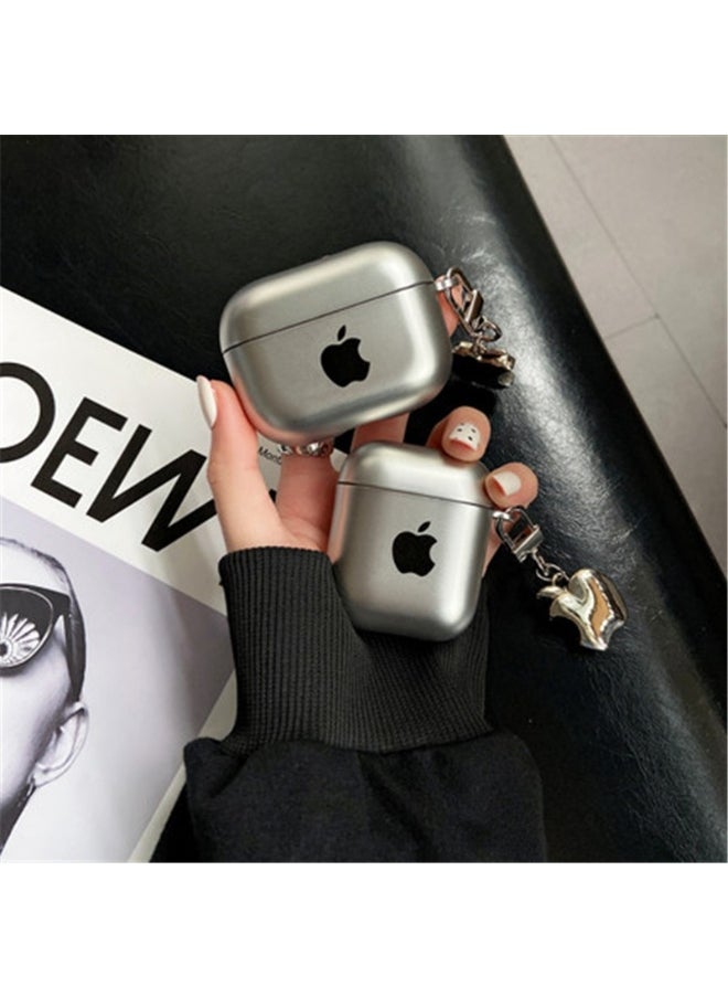 Generic - Fashion Creative Plating Matte Finish Protective Case Cover for Apple AirPods Pro for Men Women - Image 1