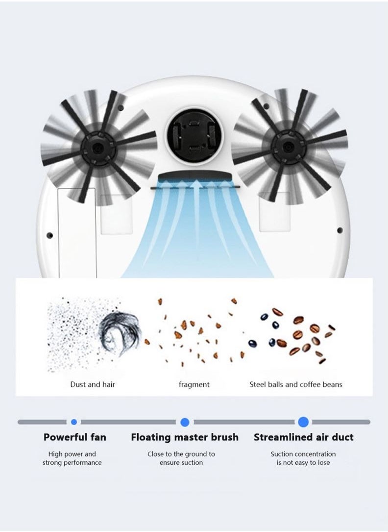 BowAI - 3-in-1 rechargeable robot vacuum cleaner ob8 Gray - Image 1