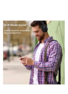 SODO Wireless Stereo Headphone SODO-SD1101 ,Adjustable headphone, Long battery life, Stereo Sound - White  - Image 2