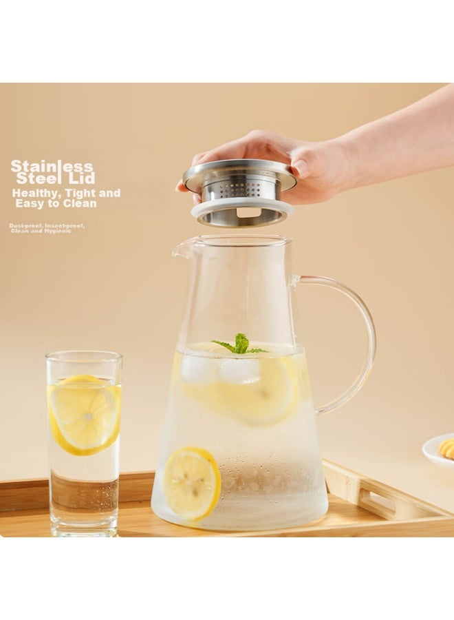 Gianxi Large Capacity Household High Borosilicate Glass Cold Water Kettle 1.8l - Image 4