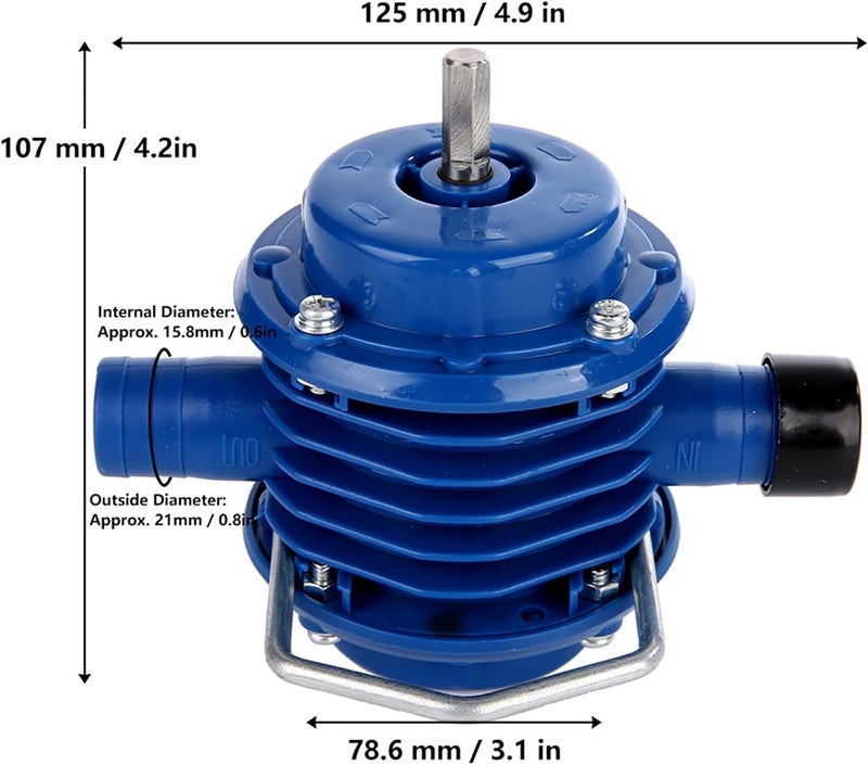 Mini Self Priming Engineering Plastics Hand Electric Drill Water Pump Home Garden - Image 4
