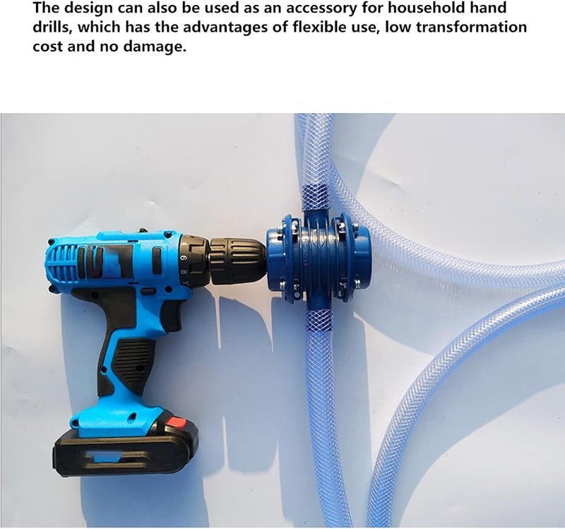 Mini Self Priming Engineering Plastics Hand Electric Drill Water Pump Home Garden - Image 2