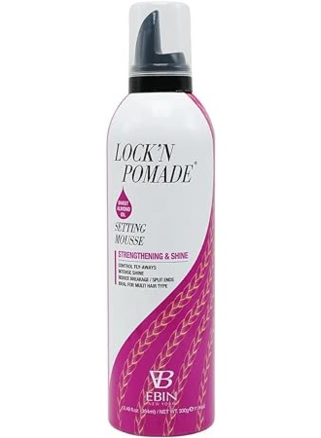 EBIN NEW YORK Setting Mousse Strengthening Sweet Almond Oill 354 ml