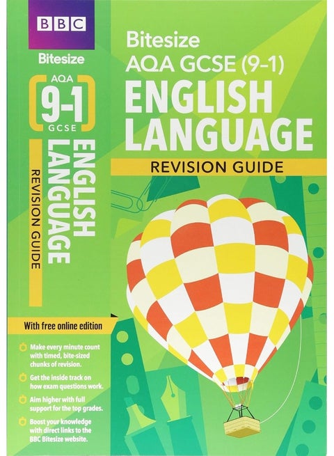 BBC Bitesize AQA GCSE (9-1) English Language Revision Guide inc online edition - 2023 and 2024 exams