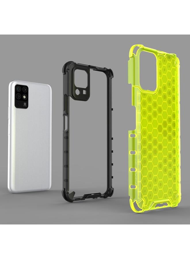 Green Tiger Case For Honor Play 5T Youth Shockproof Honeycomb PC + TPU Case - Image 4