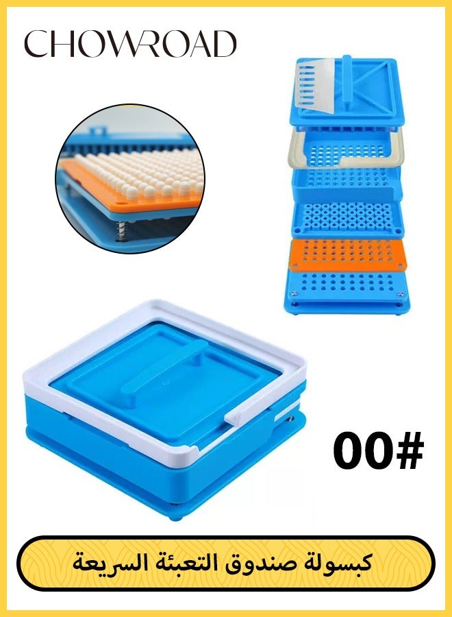 CHOWROAD Filling Machine for Size 00 Make Your Own Capsules Easier and Faster Use with Empty Gelatin or Vegetarian Caps - Image 1