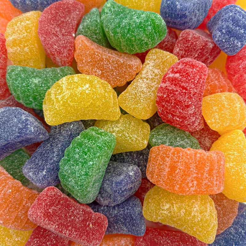 LAETAFOOD Assorted Fruit Slices Candy - 2 Pound Bulk Bag - Image 1