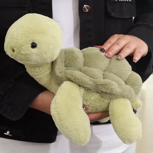 NatureMan 11 inch Weighted Plush Turtle Stuffed Animals Soft Sea Turtle Plush Toy Cute Tortoise Plushies Dolls Present for Kids BabiesToddlers - Image 5