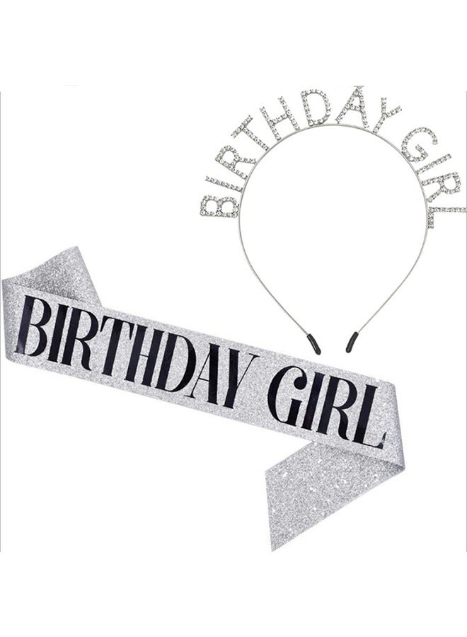 Ant تيجان عيد الميلاد للنساء، مجموعة وشاح عيد الميلاد وتاج عيد الميلاد للنساء، عصابة رأس لفتاة عيد الميلاد، تاج الأميرة من حجر الراين، زينة عيد ميلاد سعيد للفتيات، إكسسوارات شعر جميلة (فضية) - Image 1