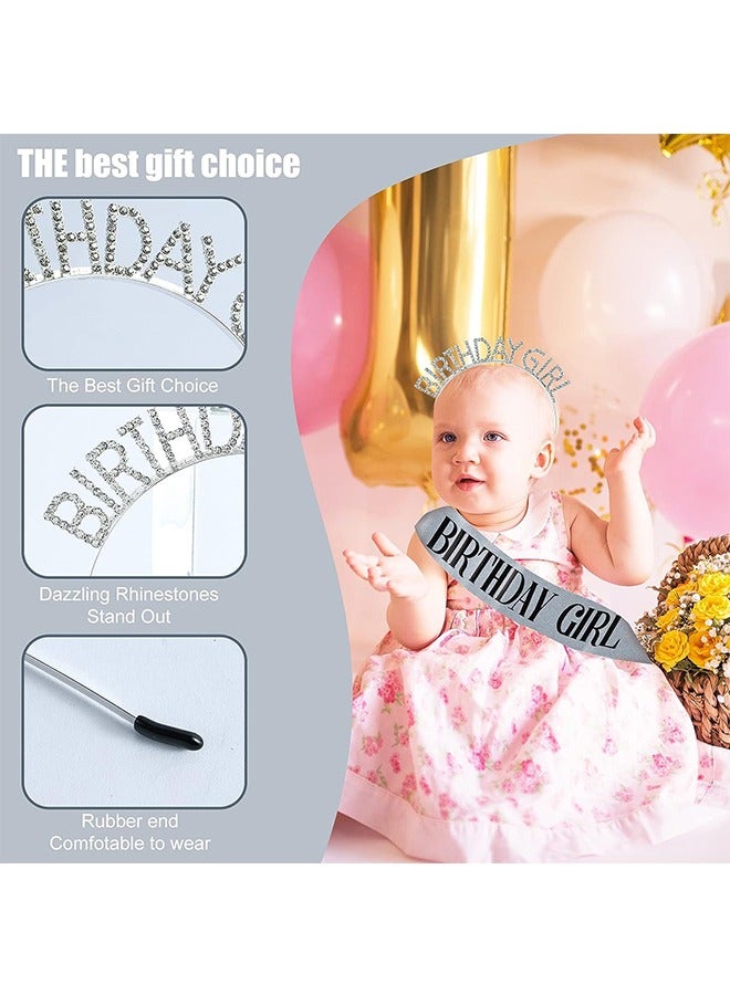 Ant تيجان عيد الميلاد للنساء، مجموعة وشاح عيد الميلاد وتاج عيد الميلاد للنساء، عصابة رأس لفتاة عيد الميلاد، تاج الأميرة من حجر الراين، زينة عيد ميلاد سعيد للفتيات، إكسسوارات شعر جميلة (فضية) - Image 3