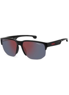 Carrera Men's Polarized Rectangular Sunglasses - Carduc 028/S Black Millimeter - Lens Size: 63 Mm  - Image 1