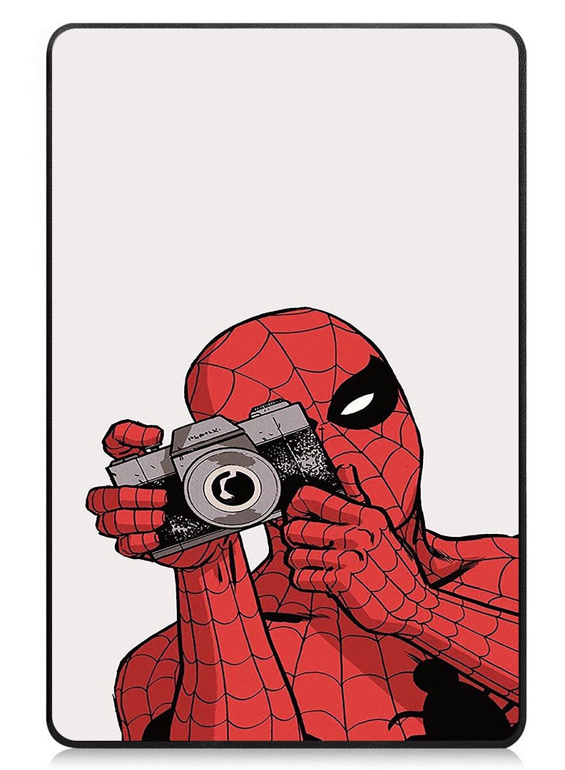 Theodor Protective Flip Case For Huawei MatePad 11 (2023) With Trifold Stand Auto Wake Sleep Shockproof Cover Spiderman Taking Picture - Image 1