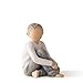 Willow Tree Caring Child, Sculpted Hand-Painted Figure - Image 2
