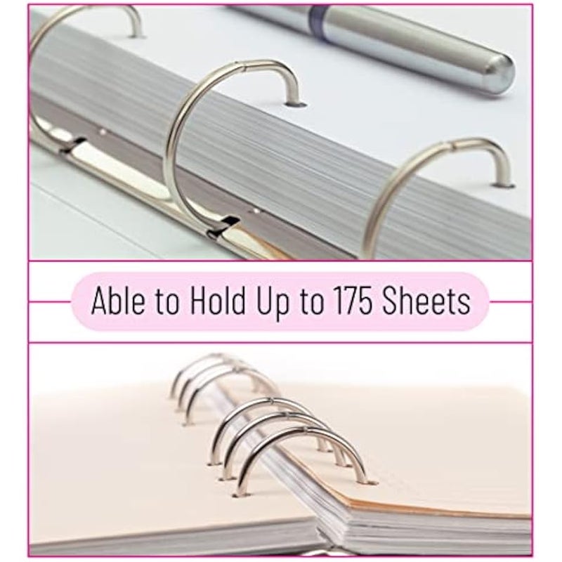 - Loose Leaf Binder Rings, 3 Inch, 10 Pack, Metal Book Rings for Index Cards, Flash Cards, Notebooks - Image 5