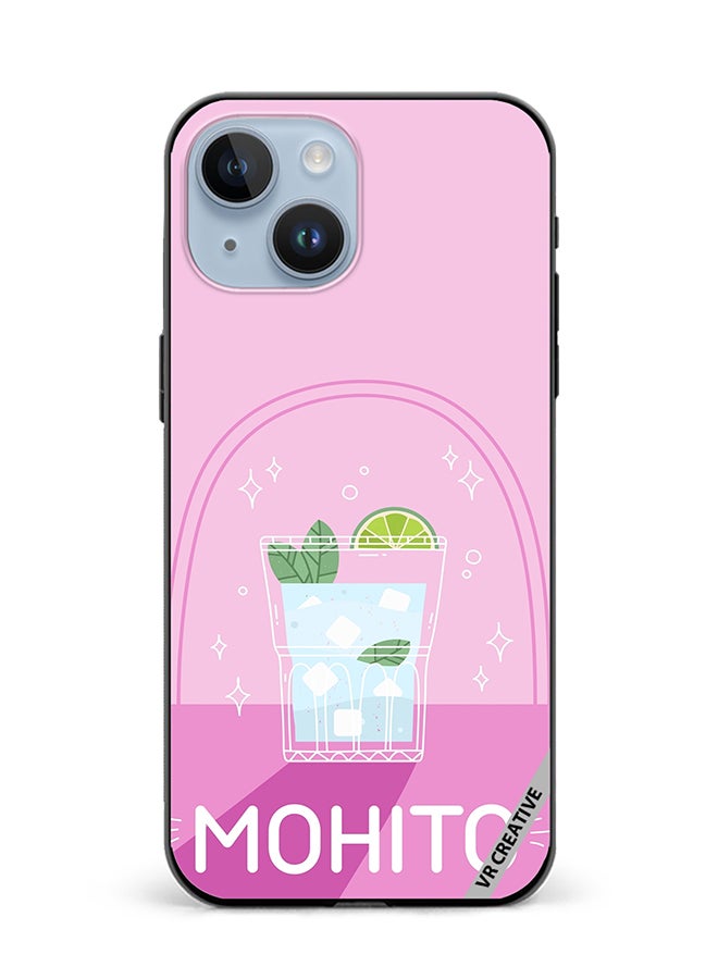 VR CREATIVE Protective Case Cover For Apple iPhone 15 Plus Mohito Design Multicolour - Image 1