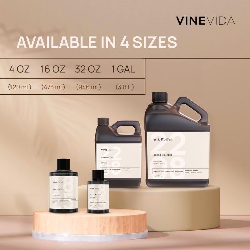 VINEVIDA Santal Bliss Fragrance Oil for Cold Air Diffusers 4 Fl Oz - Essential Oils for Diffuser Oil Refill & Air Freshener Room Spray - Image 5