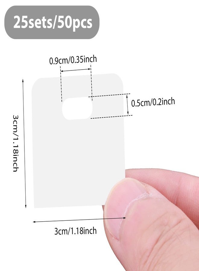 براساكو ٢٥ مجموعة من ألسنة إصلاح الستائر الرأسية، شرائح بديلة للستائر الرأسية، قطع غيار للستائر الرأسية - Image 2