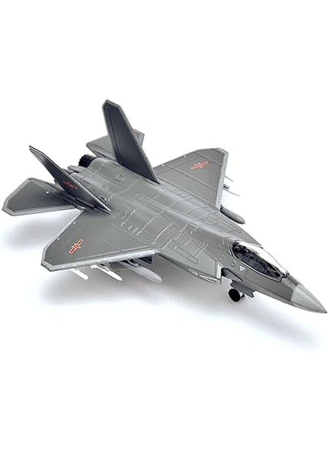 General - Military fighter jet simulation alloy 1:144 j-31 fighter model, 1/144 scale chinese j-31 falcon stealth fighter model, adult toys and decorations - Image 1