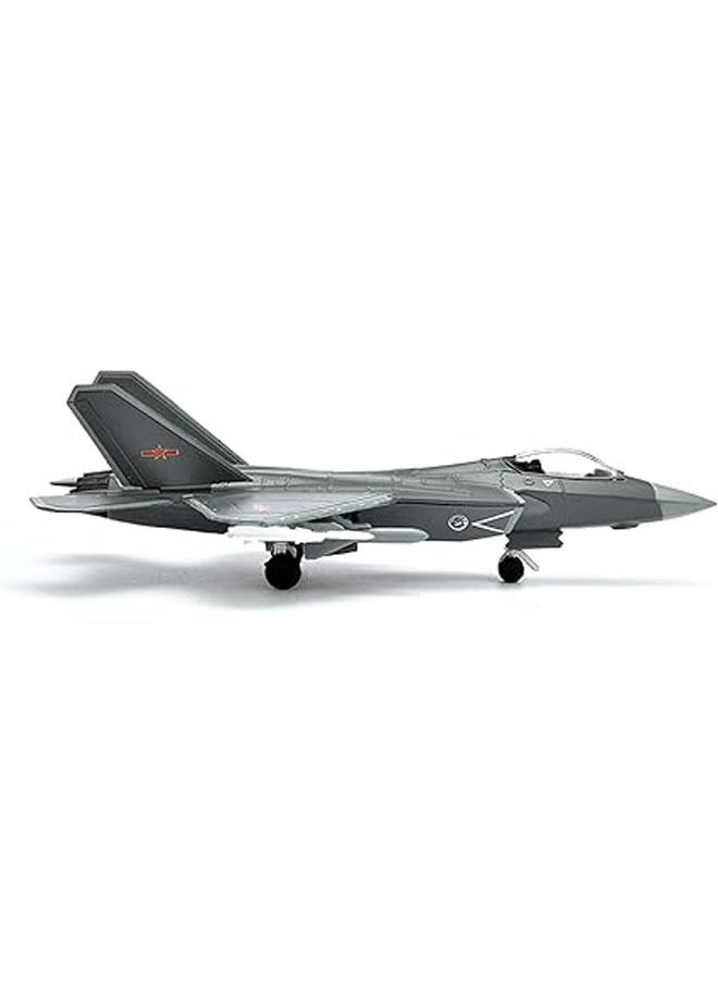 General - Military fighter jet simulation alloy 1:144 j-31 fighter model, 1/144 scale chinese j-31 falcon stealth fighter model, adult toys and decorations - Image 1