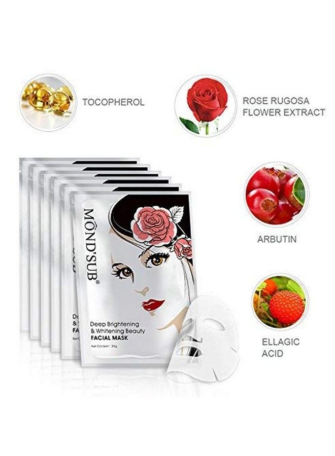 MOND'SUB Pure Rejuvenatingrenewing & Moisturizing Beauty Instant Face Sheet Facial Mask For Glowing Skin For Women And Men (Pack Of 4)) - Image 4