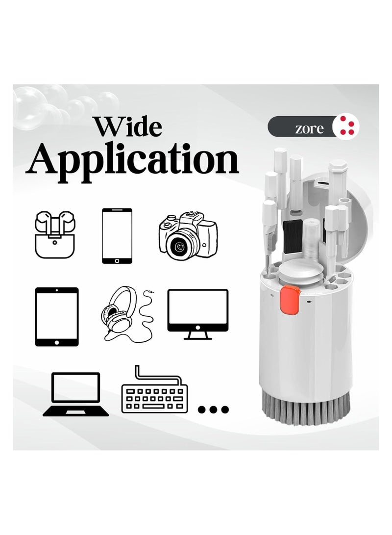 20-in-1 Multi-Functional Electronic Cleaning Kit - Keyboard Cleaner with Brush for Airpods, iPhone, iPad, Earbuds, Laptop, Computer, Camera, Screen & Lens Cleaning - Image 3