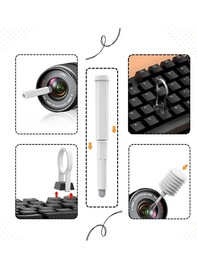 20-in-1 Multi-Functional Electronic Cleaning Kit - Keyboard Cleaner with Brush for Airpods, iPhone, iPad, Earbuds, Laptop, Computer, Camera, Screen & Lens Cleaning - Image 4