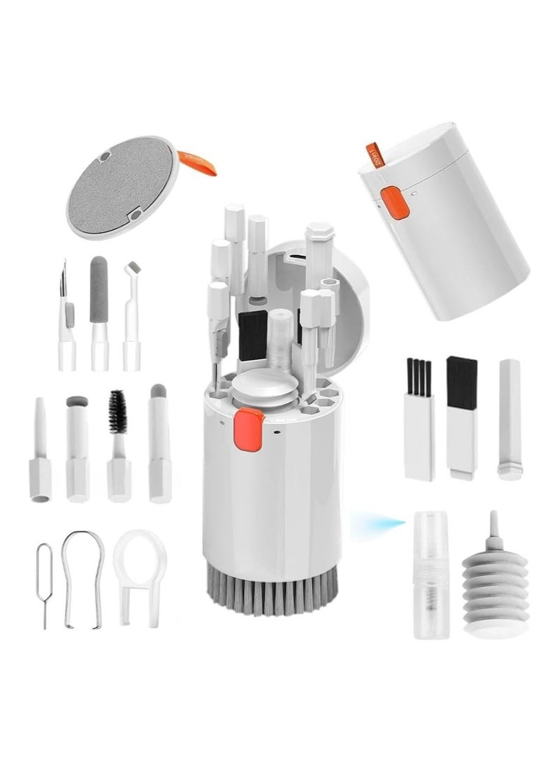 20-in-1 Multi-Functional Electronic Cleaning Kit - Keyboard Cleaner with Brush for Airpods, iPhone, iPad, Earbuds, Laptop, Computer, Camera, Screen & Lens Cleaning - Image 2