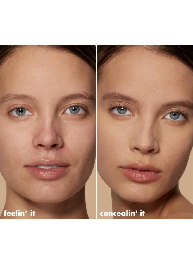 إلف كونسيلر مرطب مموه، خفيف الوزن، تغطية كاملة، يدوم طويلاً، يخفي العيوب، يغطي، لمسة نهائية ساتانية (خوخي متوسط) - Image 3