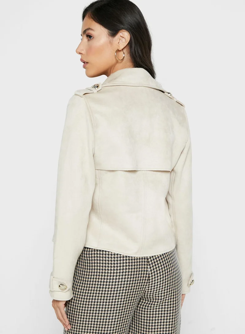 RIVER ISLAND Pu Biker Jacket