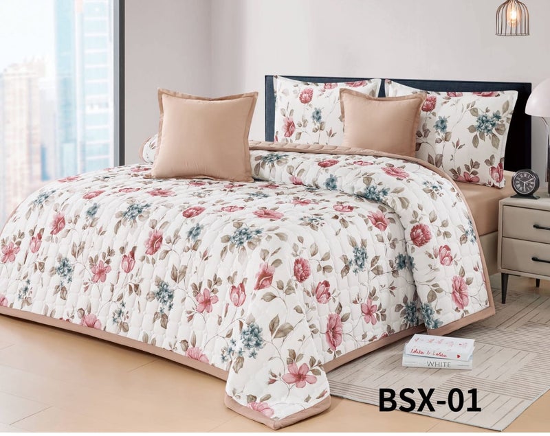 Bedspread Comforter Set Consisting Of 4  Pieces Polyester Comforter Size 160x220  cm