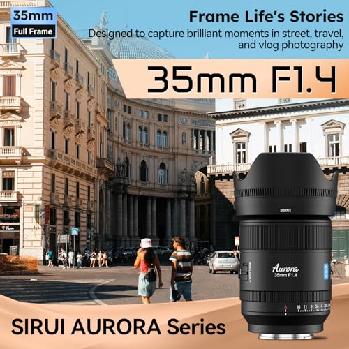 SIRUI Aurora 35mm F14 Full Frame Auto Focus Lens Wide Angle Prime Lens for L Mount Cameras Black - Image 3