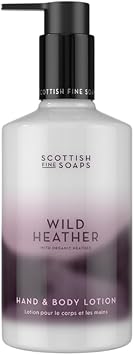 Scottish Fine Soaps Wild Heather Hand Body Lotion 300ml Hydrating Lotion Moisturiser with Allantoin and Heather Extract - Image 1