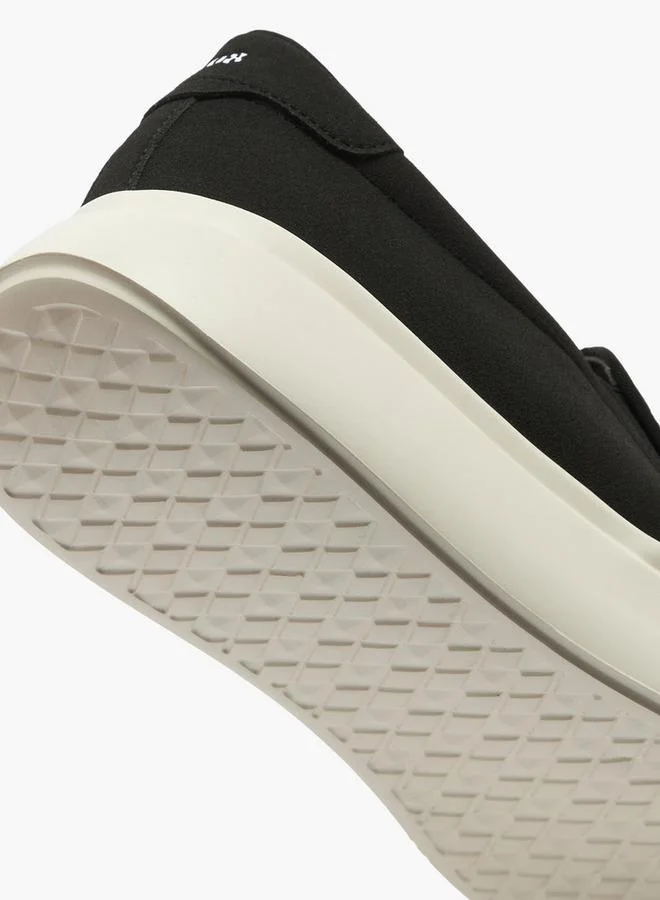 Lee Cooper BLACK Men Logo Slip-On Loafers for Men | Best Price UAE