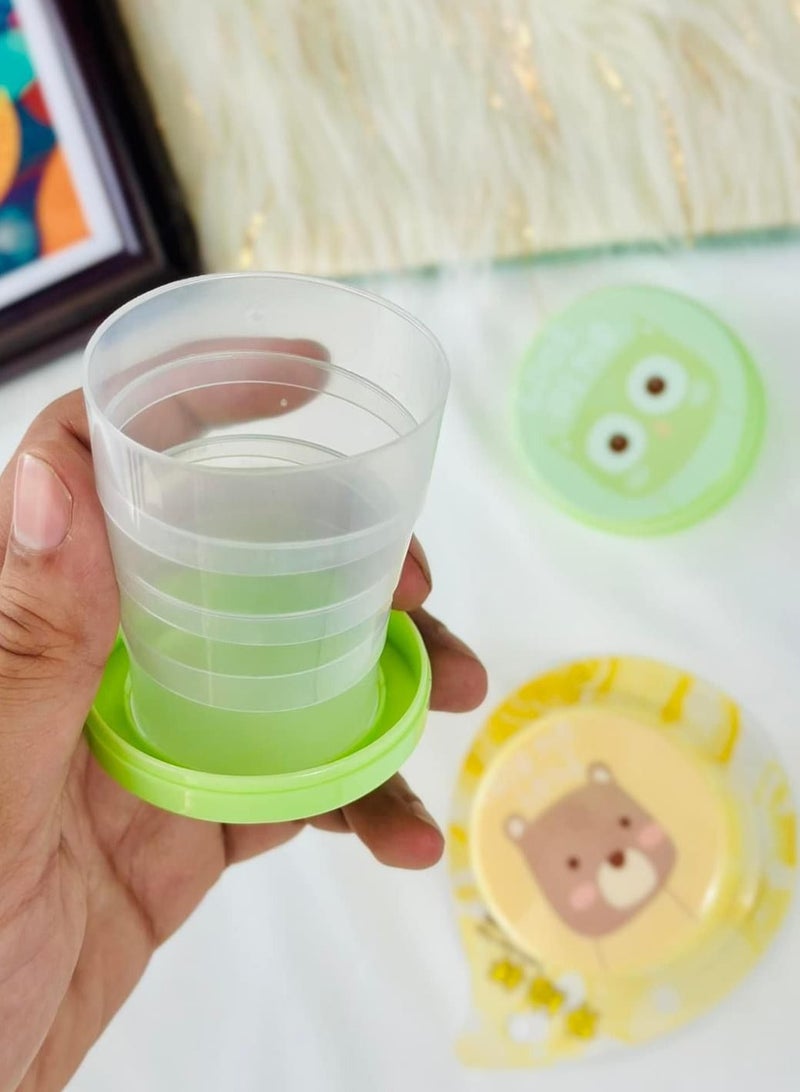 General ServEzee Magic Cup for Kids –  Folding Collapsible, Mug Glass for Picnic, Travel, Outdoor, Plastic Tumbler Glass - Assorted Color  - Image 1
