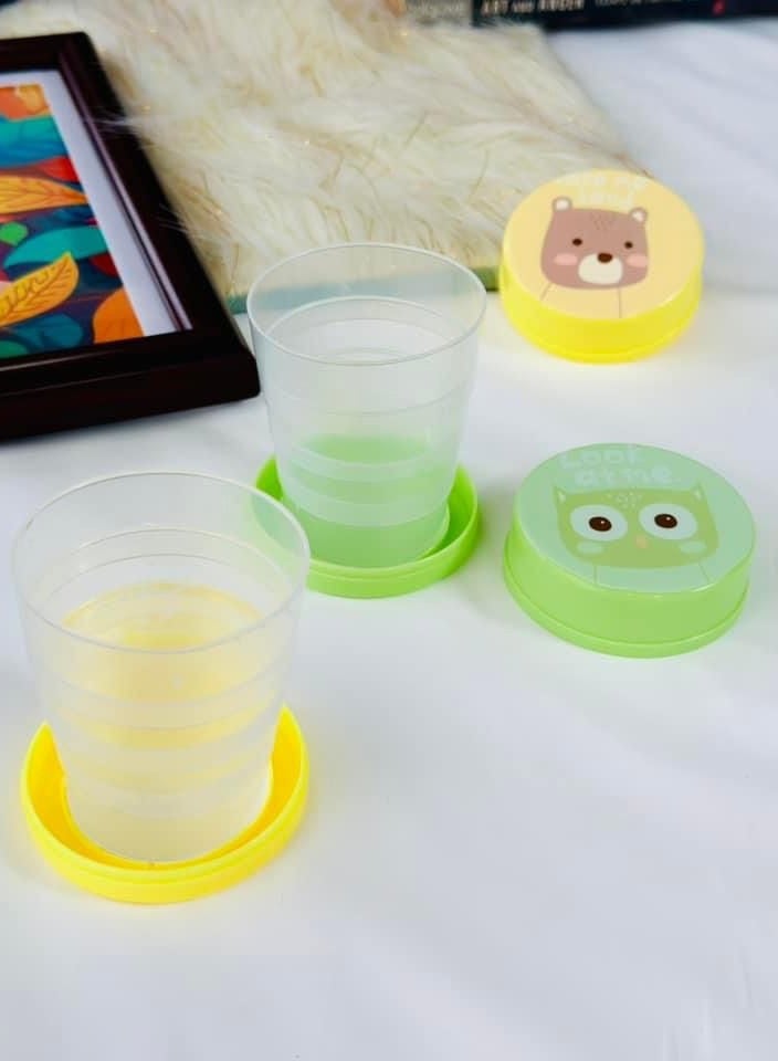 General ServEzee Magic Cup for Kids –  Folding Collapsible, Mug Glass for Picnic, Travel, Outdoor, Plastic Tumbler Glass - Assorted Color  - Image 3