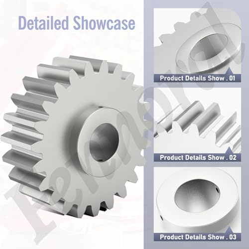 Fennoral Upgrade Metal Gear W10112253 Worm Gear w/Food Grade Grease and Gasket for Whirlpool KitchenA-id Mixers Replace 4162897 AP4295669 4161531 WPW10112253 - Image 5