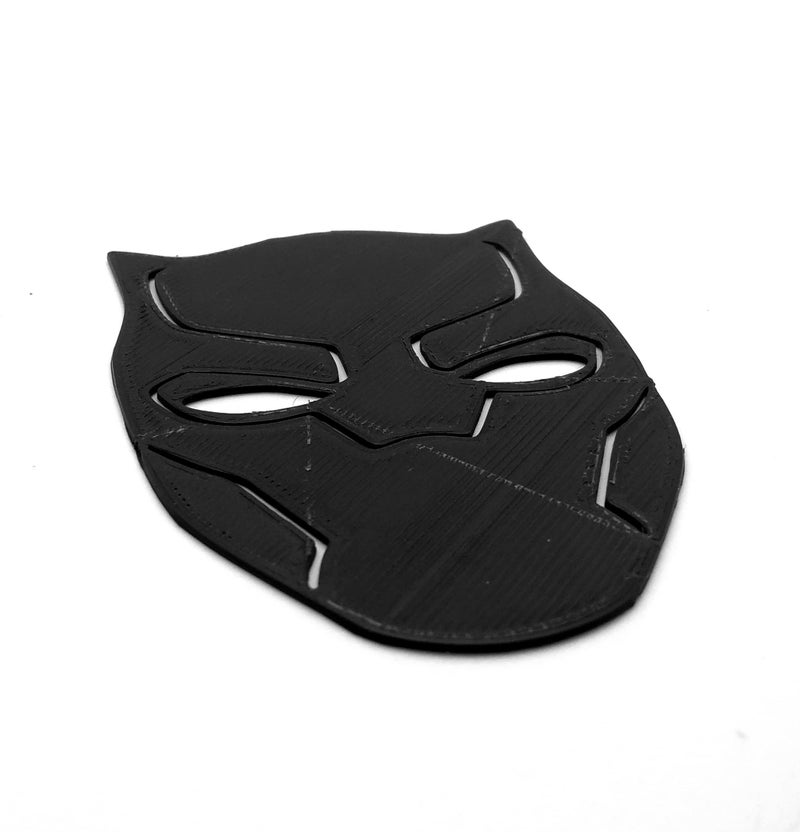 CERO ® 3D Printed Black Panther Emblem Car Bike Logo (Black PLA Plastic) - Image 2