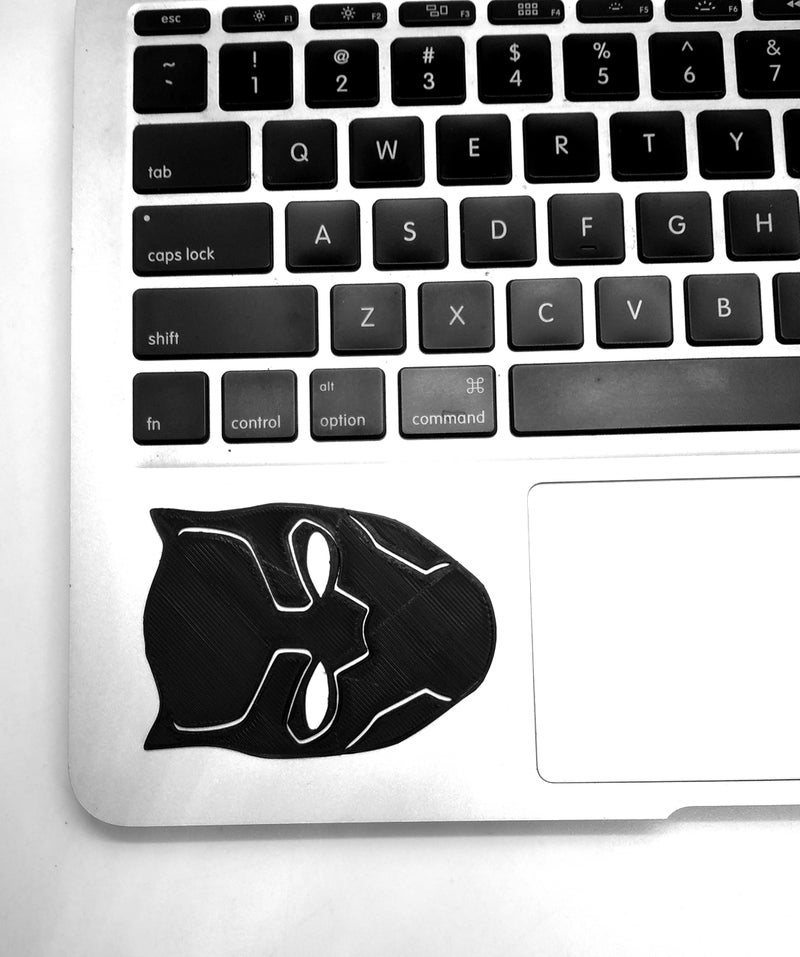 CERO ® 3D Printed Black Panther Emblem Car Bike Logo (Black PLA Plastic) - Image 4