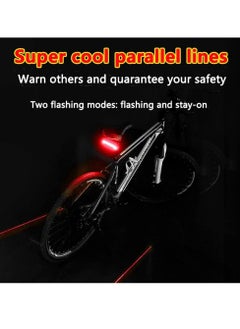 Meilan X5 Smart Bike Tail Light Wireless Turn Signals Automatic Brake Light Ground Warning Line Remote Control Usb Rechargeable Waterproof Safety Warning Rear Back Cycling  - Image 4